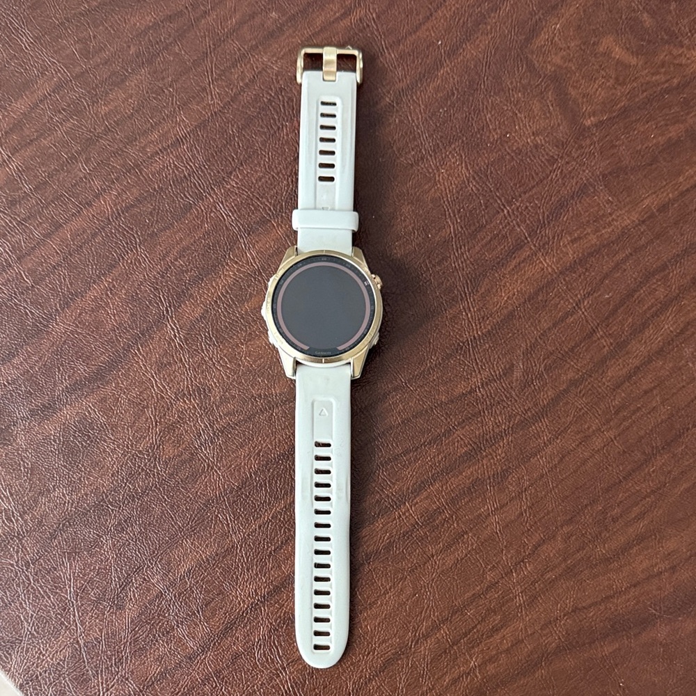 Garmin Fenix 7S with Gold Bezel